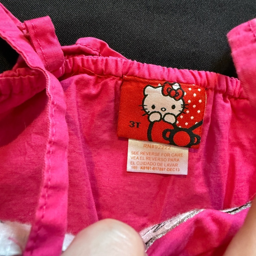 Hello Kitty Pink Kids sequin Romper - Picture 5 of 7